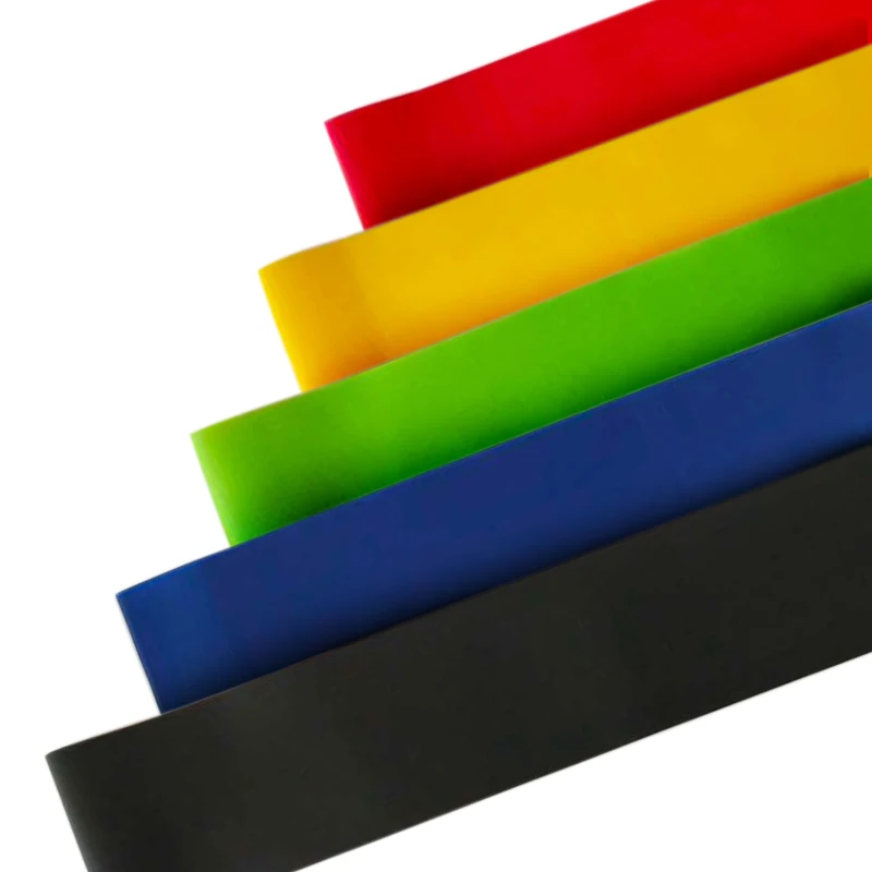 

5 piece Resistance Dands Latex stretch belt circular thin ring set track and Field Strength Training Exercise Elastic Belt Yoga