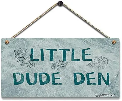 

Little Dude Den Retro Look Wood 5X10 Inch Decoration Art Hanging Sign for Inspirational Quotes Wall Decor