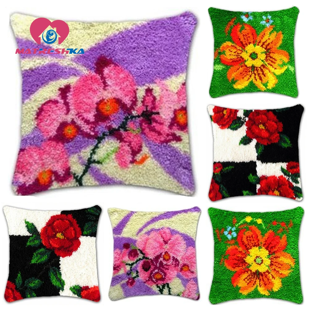 В форме цветов вышивка крестиком Подушка Сделай Сам ковер вышитые подушки наборы
