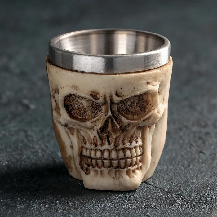 Стопка 100 мл &quotЧереп&quot | Дом и сад