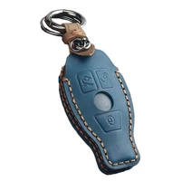 genuine leather car key shell case cover for benz class w205 e class w212 a b s glc gla glk leather car key protector cover bag
