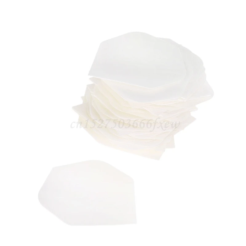 

OOTDTY 50pcs High Quality Pure Color Dart Wing Tail Professional PET Darts Flight Fin