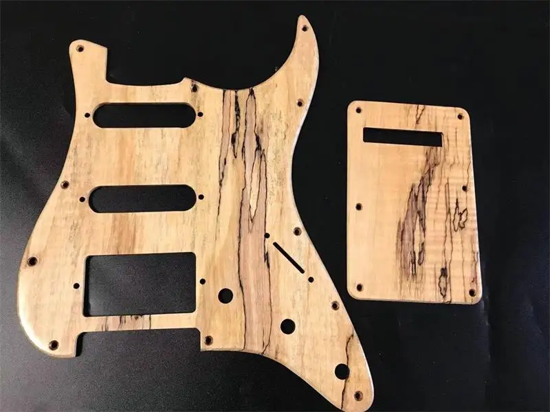 Новинка 1 комплект накладки на гитару из клена с 11 отверстиями покрытием