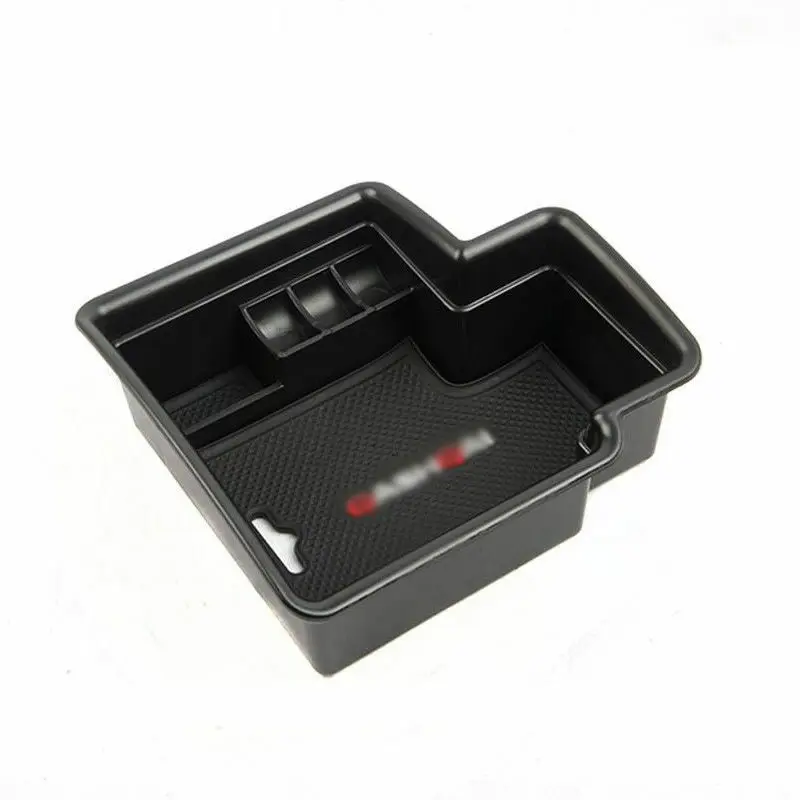 Ящик для хранения салона автомобильный центральный подлокотник черный