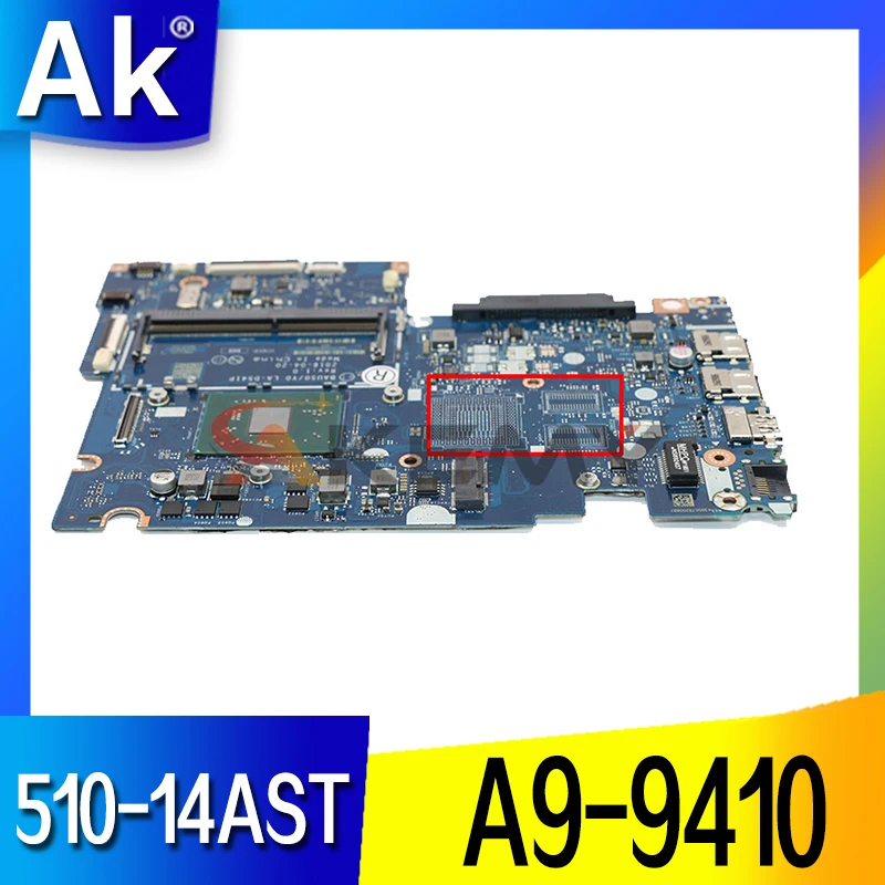 

NEW 80S9 for lenovo yoga 510-14AST laptop motherboard CPU A9-9410 UMA FRU 5B20L80794 5B20L80783 5B20L80793 5B20L80789 100%testOK