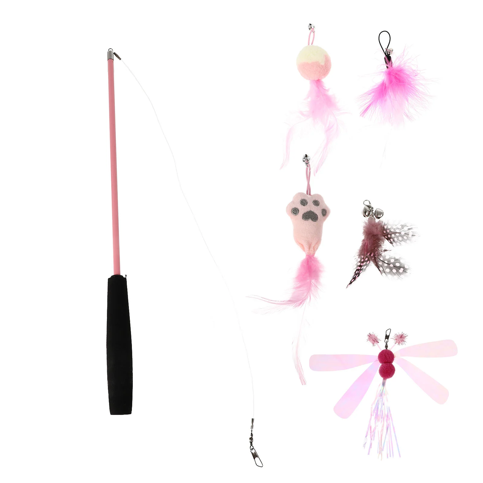 1 Набор игрушек для кошек очаровательные игрушки телескопические зубные прутки с