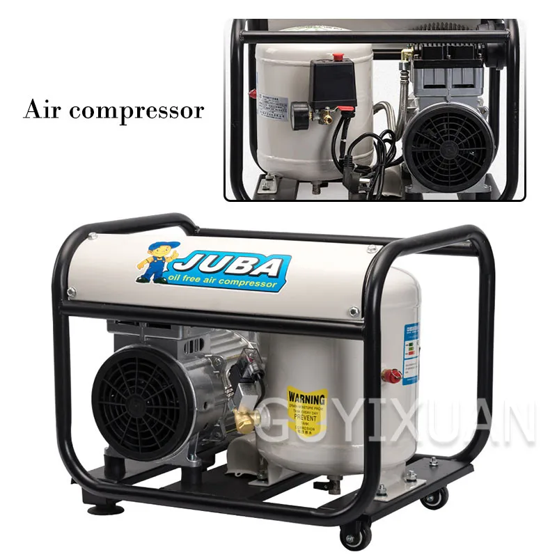 Безмасляный малошумный воздушный компрессор маленький деревообрабатывающий