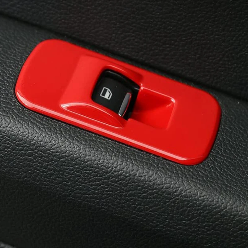 4 Pcs Red Window Lift Panel Switch Covers for 2015-2018 Ford F150 | Автомобили и мотоциклы
