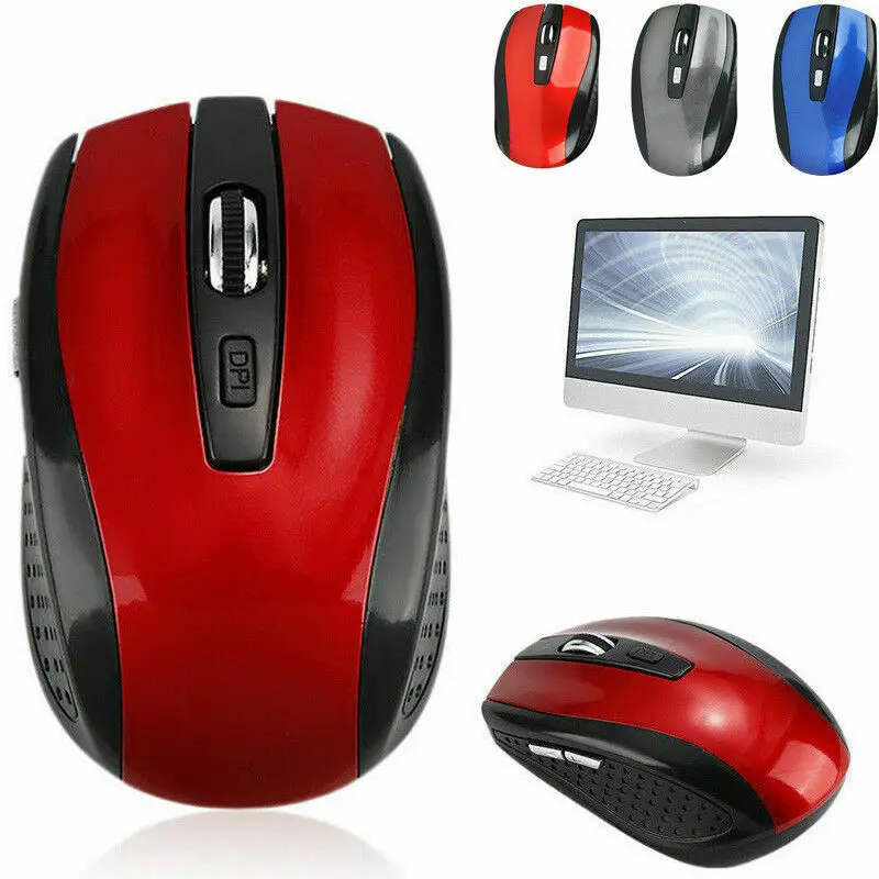 

Беспроводная оптическая мышь с прокруткой, 2,4 ГГц + USB