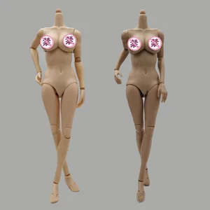 Масштаб 16, женское тело, большая грудь, СОЛНЦЕЗАЩИТНЫЙпшеничный цвет, супергибкая модель тела с суставами для 12-дюймовой экшн-фигурки коллекция игрушек