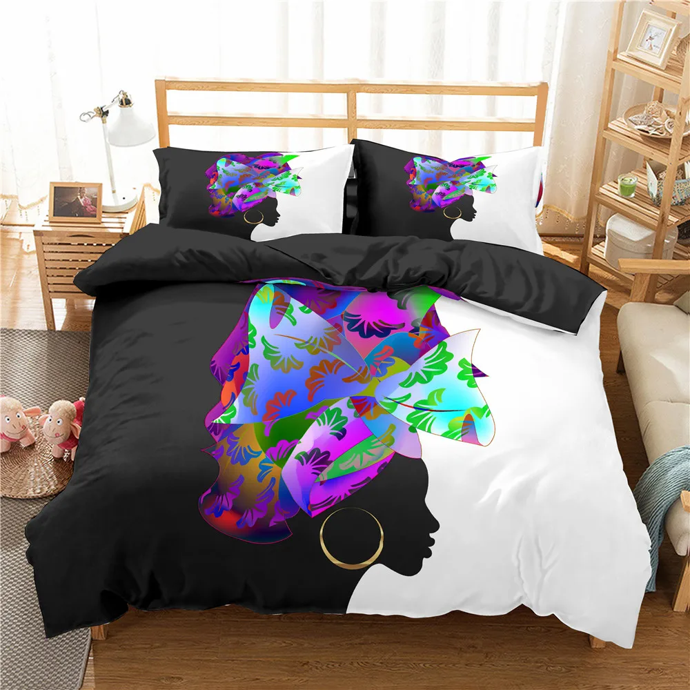 

Модное художественное постельное белье для женщин, Коллекция постельного белья, односпальное, двуспальное, Королевский размер, постельное белье, абстрактное постельное белье из микрофибры