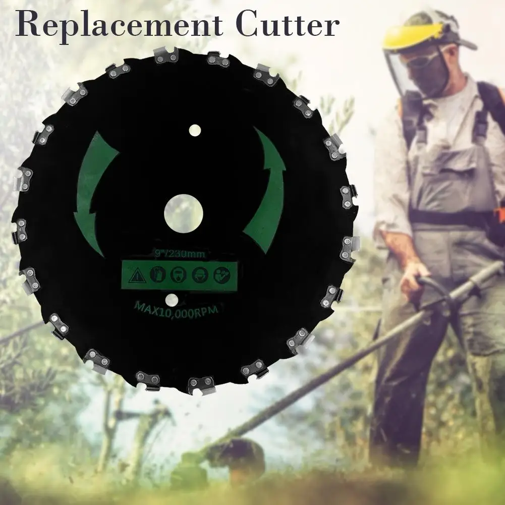 

9 Inch Chainsaw Tooth Brush Replaced Cutter For Cutting Small Trees Heavy Brush For Garden Lawn Cutter Replacement Tools