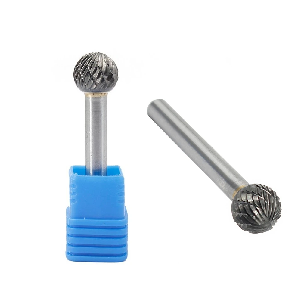 Напильник роторный твердосплавный в форме шара с хвостовиком 6 мм|Абразивные