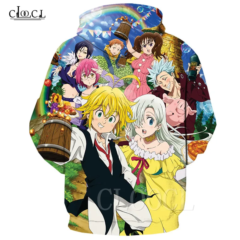 Meliodas The Seven Deadly Sins 3D Толстовка Мужская/Женская модная толстовка с принтом Nanatsu No