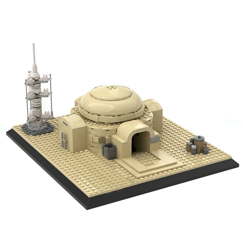 

Star Series Wars Toy DIY Building Blocks Luke's Home on Tatooine Slave House Model Space Wars Kids Toys Gift for Children Idea