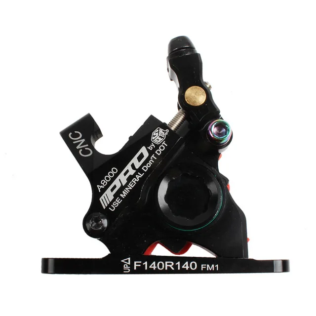 front No Disc Black IIIPRO двусторонние механические Кабельные дисковые тормоза плоские дорожные зажимы двусторонние тормоза с дисками 140 мм абсолютно - Цвет: front No Disc Black