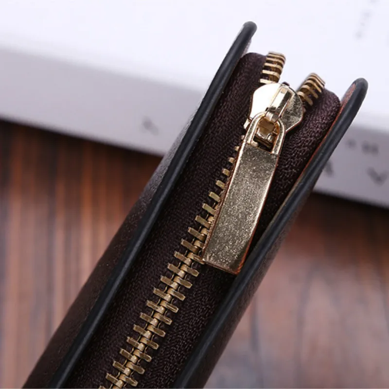 Новинка 2018 мужские кошельки Кожаный клатч для монет кошелек Простой деловой