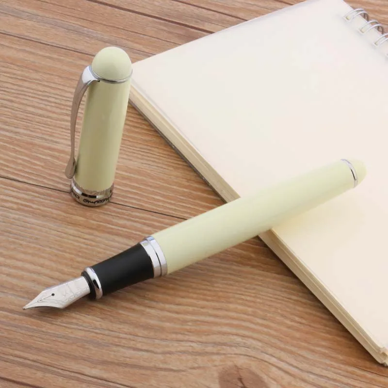 JINHAO X750 металлическая Яркая Серебряная перьевая ручка - Цвет: A3