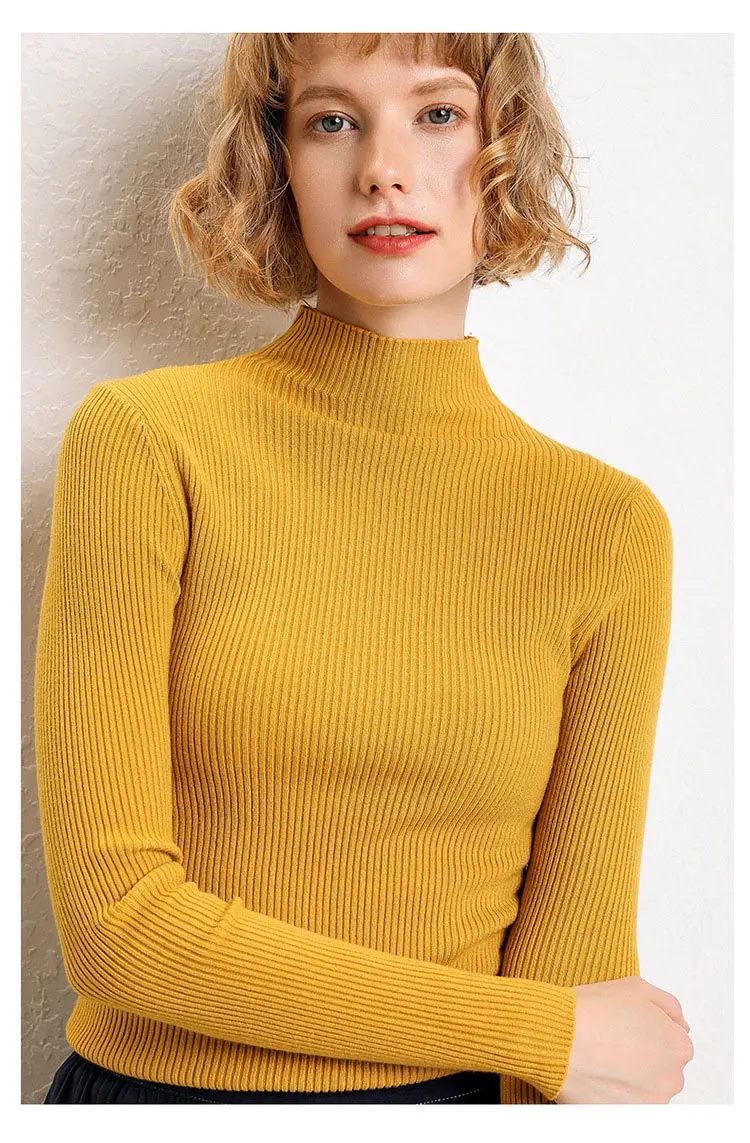 Шерхуре 2019 женский осенний свитер с длинным рукавом Женский вязаный тонкий