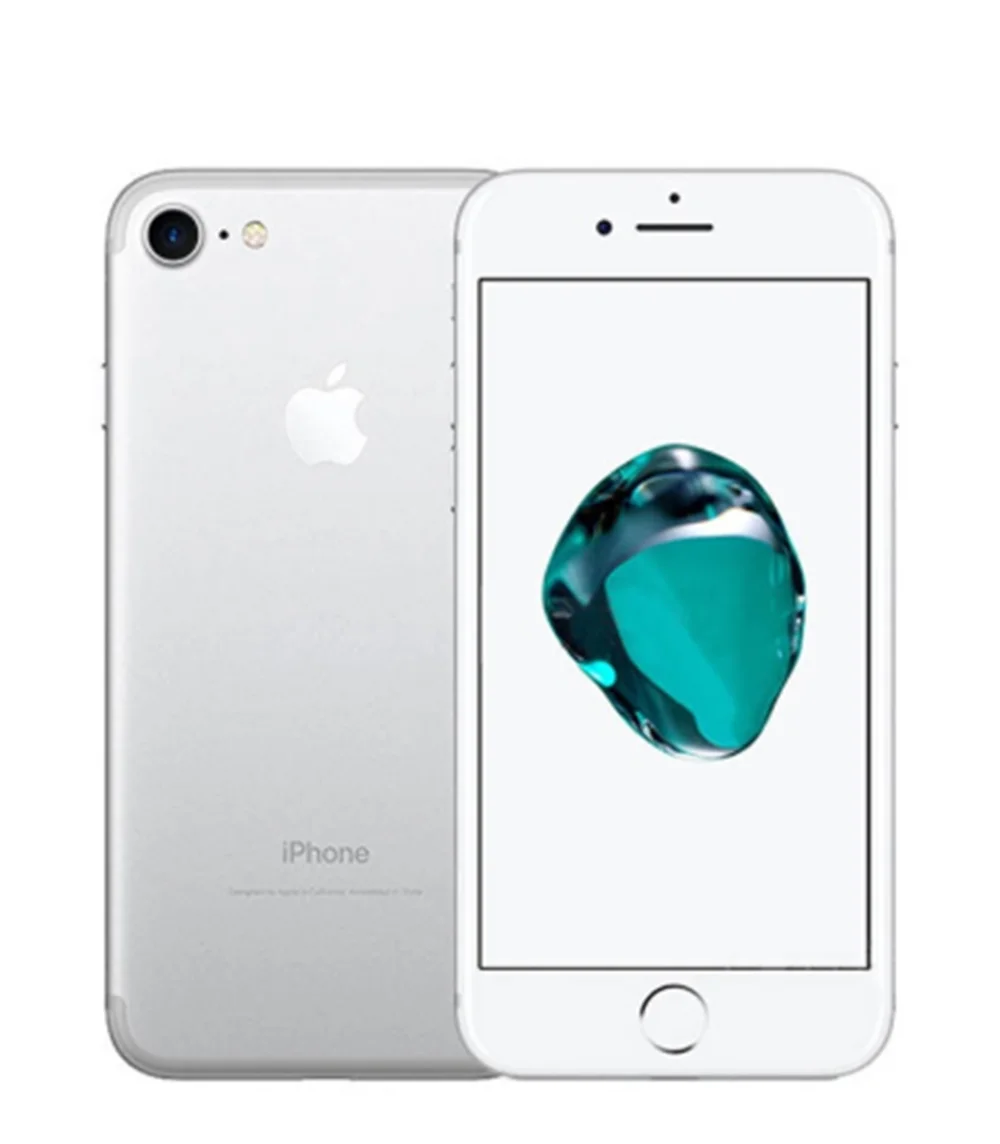 Silver Для Apple iPhone 7 IOS 4 ядра 32/128/256 ГБ и 2 Гб Оперативная память LTE отпечаток пальца Touch ID телефон - Цвет: Silver