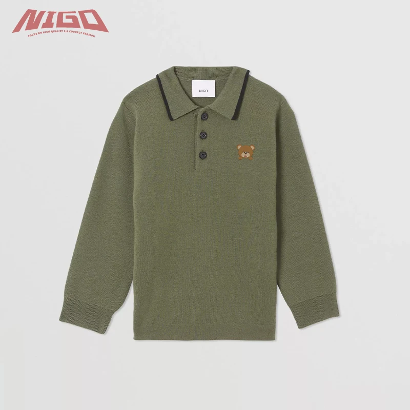 

NIGO Children's 3-14 Years Old Embroidered Pattern Sweater For Pop It Clothes #nigo39476