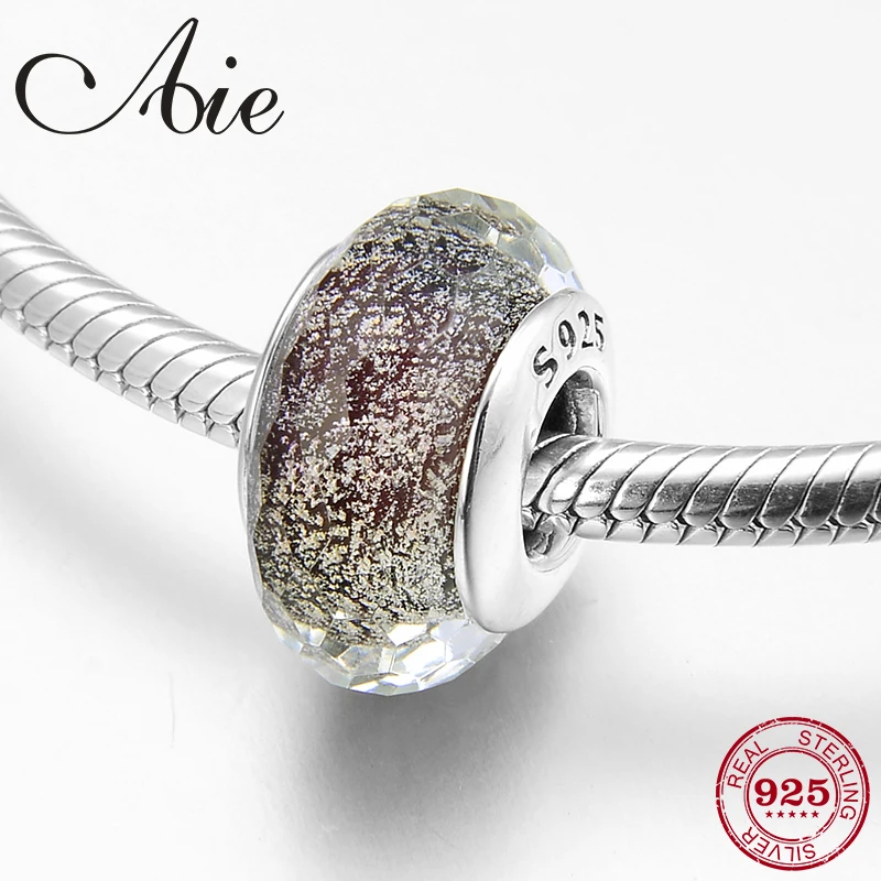 Новинка 2019 очаровательные коричневые бусины из муранского стекла 100% настоящего