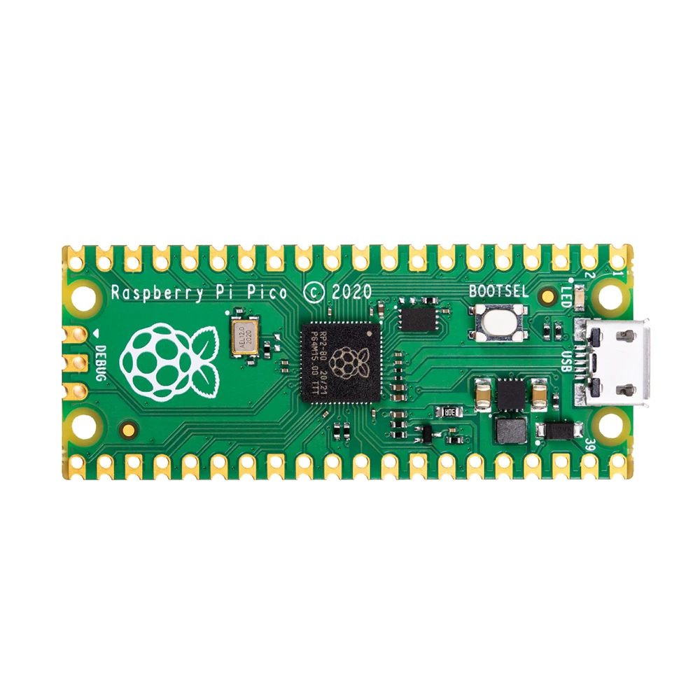 Новая официальная макетная плата микроконтроллера Raspberry pi pico двухъядерный