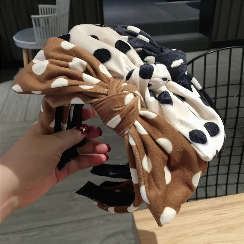 Модная тканевая повязка для волос в Корейском стиле женщин и девочек модная