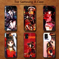 konosuba megumin phone cases for samsung a91 01 10s 11 20 21 31 40 50 70 71 80 a2 core a10