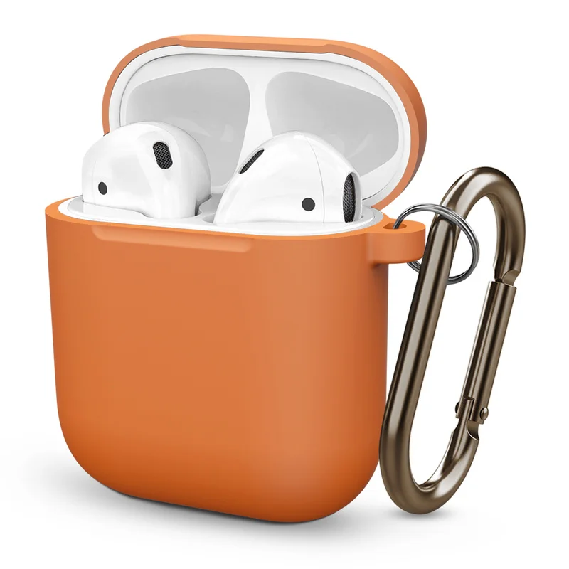 Мягкий силиконовый чехол для наушников Apple AirPods с защитой от пыли|Аксессуары