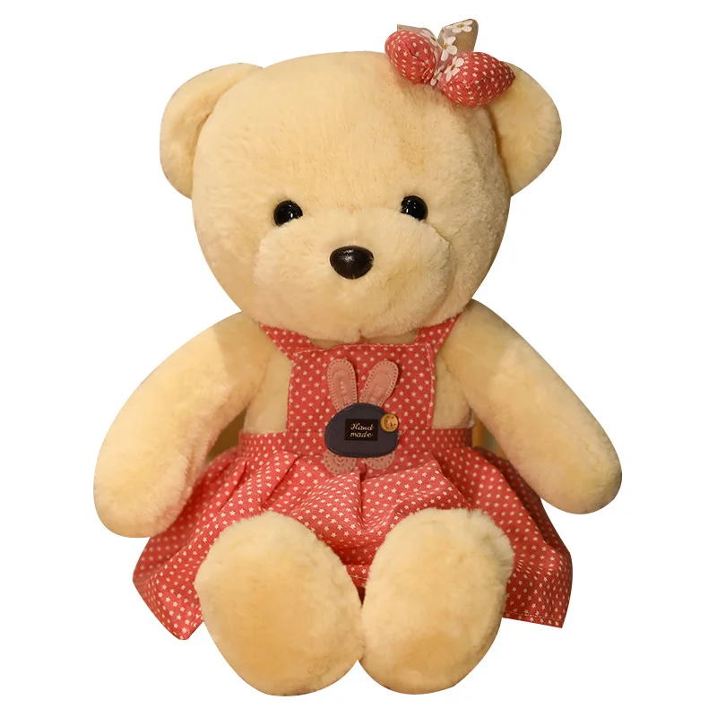 

33/70cm Dressing Bear Plush Doll Soft Stuffed Animal Teddy Bear Plush Toys Kids Girls Valentine Lover Birthday Gift