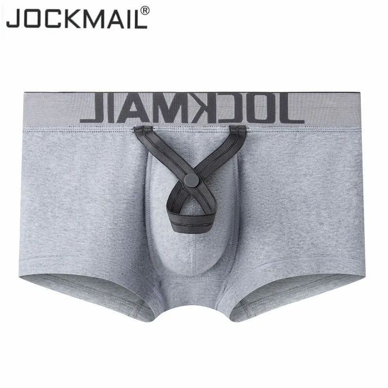 Трусы боксеры JOCKMAIL мужские пикантное нижнее белье с U образным выпуклым мешочком