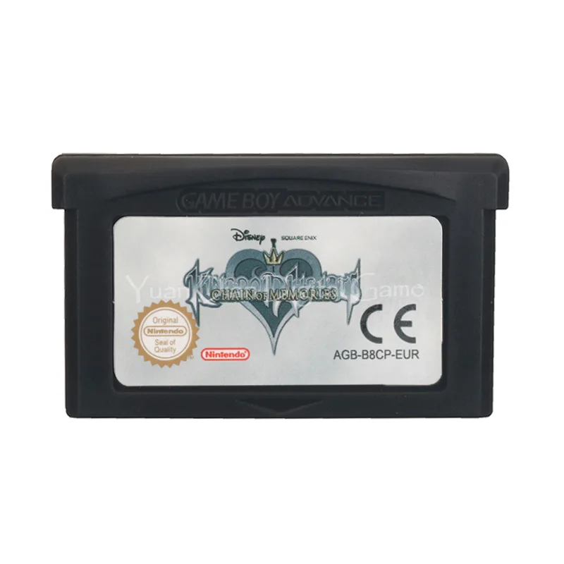 Картридж для игровой консоли Nintendo GBA карта Kingdom Hearts цепь воспоминаний английский