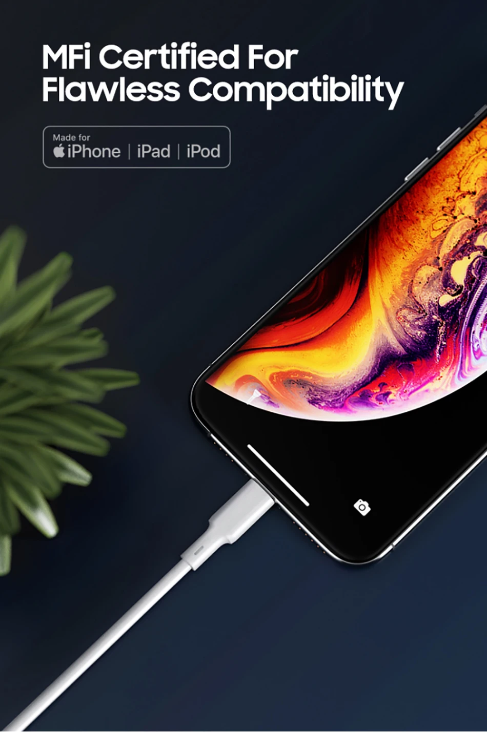 Benks MFi PD кабель для быстрой зарядки для iPhone 11 Pro MAX X XR XS 8 Plus type C-Lightning Кабели для телефонов для iPad Pro шнур зарядного устройства