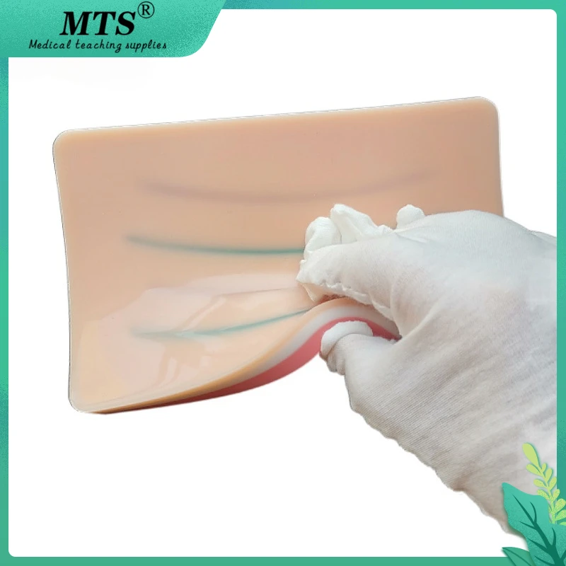 

MTS Injection training model Nursing Skills Training IV Injection Practice Pad With Blood Vessels Wound suture practice tool