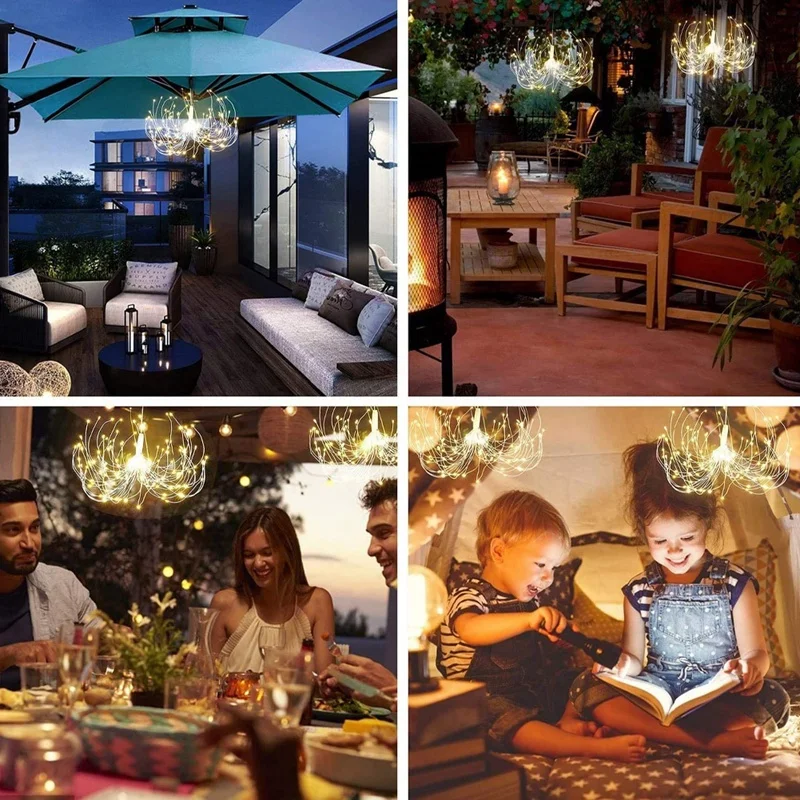 

Firework Lights,Fairy Starburst Lights,Hanging Lights USB Powered Control perfect Decor for Home/Garden