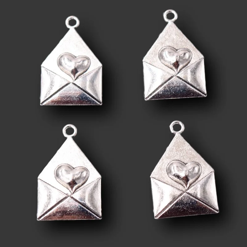 

Love Letter Pendant, Family Letter Charm, Greeting Card Charms, With Love Charms, DIY Charms For Jewelry Carfts Making Supplies