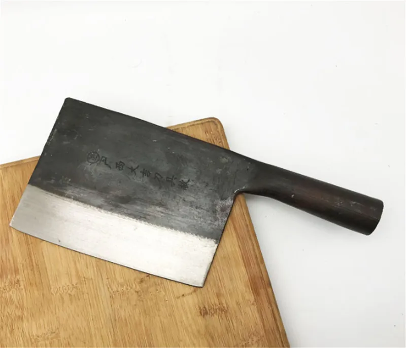 Китайский Стиль sharp тяжелый Большой ручной работы Кухня резки мясной овощной нож