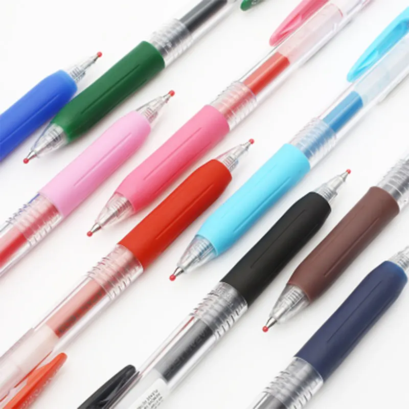 

Zebra JJ15 Push Clip Gel Pen 6 Pcs - 0.5 mm 20 Colors Available for Choose Bullet Presses the Gel Pen Replaceable
