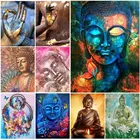 Распродажа, алмазная 5D картина сделай сам, полный квадратный Набор для вышивки крестом Будды, вышивка, мозаика, икона, искусство, картина стразы, Декор, подарок