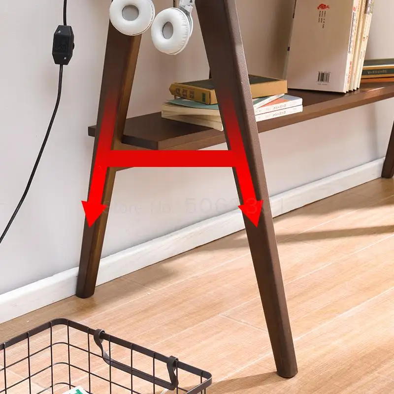 Деревянный стол компьютерный для дома письменный скандинавский простой