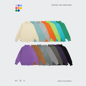 Мужская теплая водолазка Alt Basic, толстый вязаный свитер большого размера на осень и зиму, свитер в стиле хип-хоп, пуловеры унисекс 1881 Вт