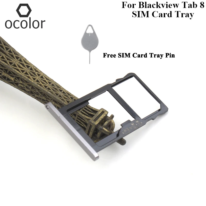 Ocolor для Blackview Tab 8 слот SIM карты держатель SD адаптер в сборе лоток бесплатный штифт