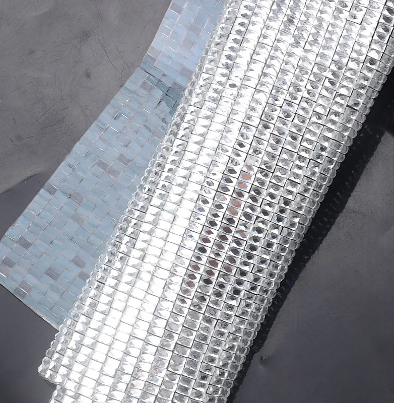 Glass Rhinestone Sticker Applique Trim Crystal Beaded Banding Mesh DIY Car Decoration Self Adhesive Patch Clothes Accessories | Дом и сад