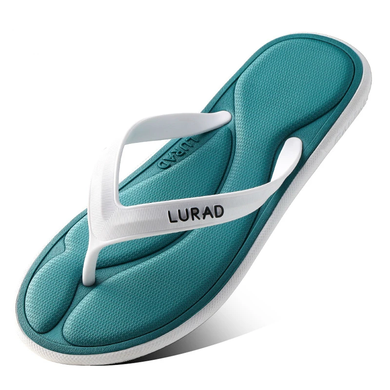

3D Memory Sponge Massage Men's Flip Flops Summer Antiskid Outdoor Sandal Clip Casual Beach House Rubber Soft Women Slippers