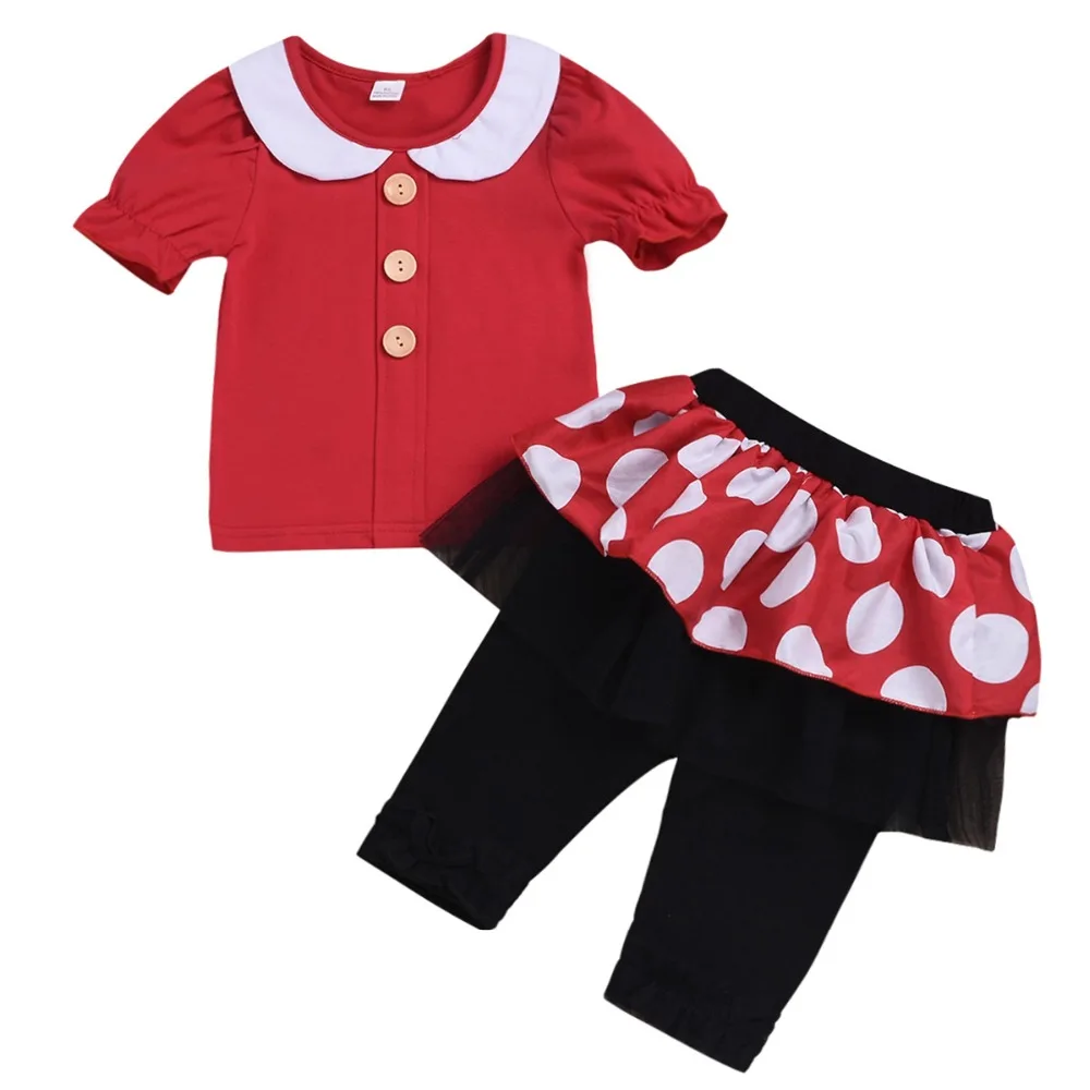 Girl Baby Birthday Clothes Cake Smash Outfit Polka Dot Outfit Cute Minnie Fancy Dress up Baby Girls Clothes Set Photography Prop - Цвет: F