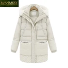 Пуховик женский зимний, 2021 г., LX1262