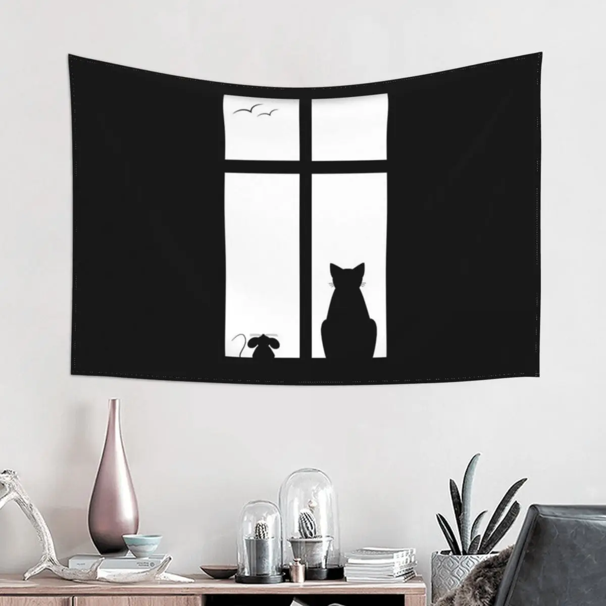 

152cmX102cm Humorous Pattern Design tapestry living room wall background decoration
