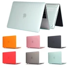Прозрачный чехол для Macbook Retina Pro Air 13 11 12 15 6 дюймов, защитный чехол для ноутбука A1466 A1369 M1 A2338 A2337