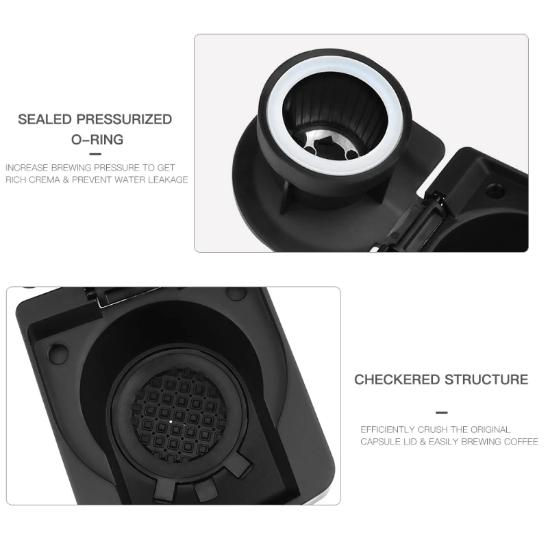 

Coffee Tools Capsule Adapter For Nespresso Capsules Convert To A Holder Compatible With Dolce Gusto Crema Maker